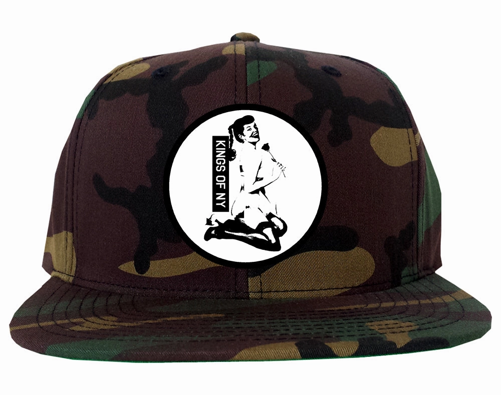 Pinup Girl Rose Snapback Hat