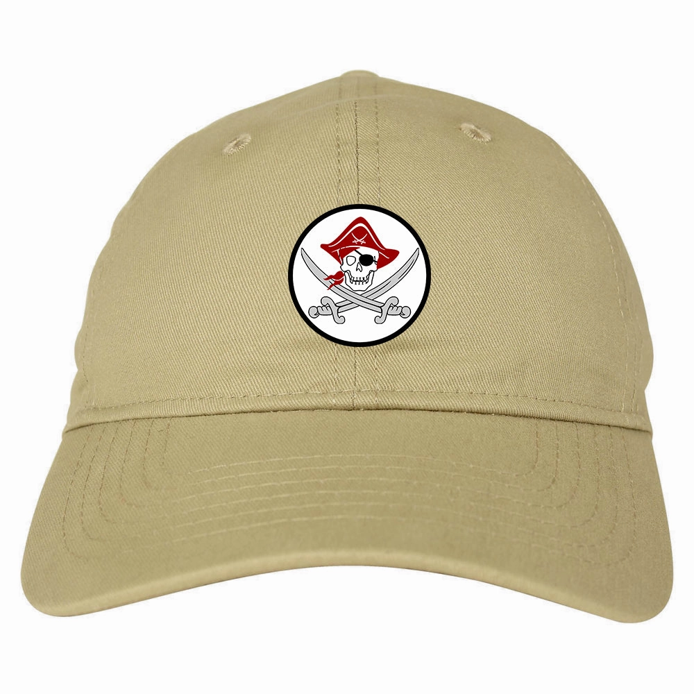 Pirate Captain And Swords Mens Dad Hat Baseball Cap