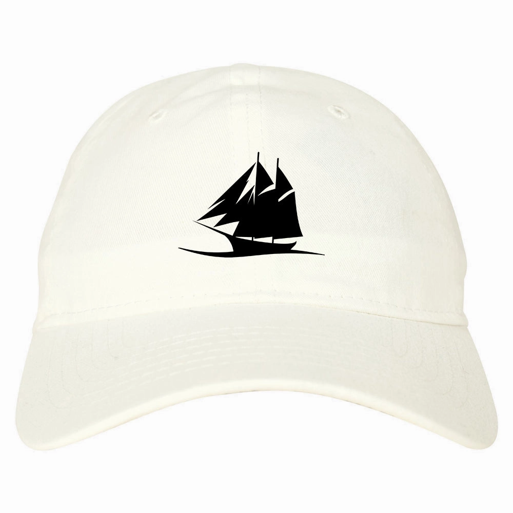 Pirate Ship Chest Mens Dad Hat Baseball Cap
