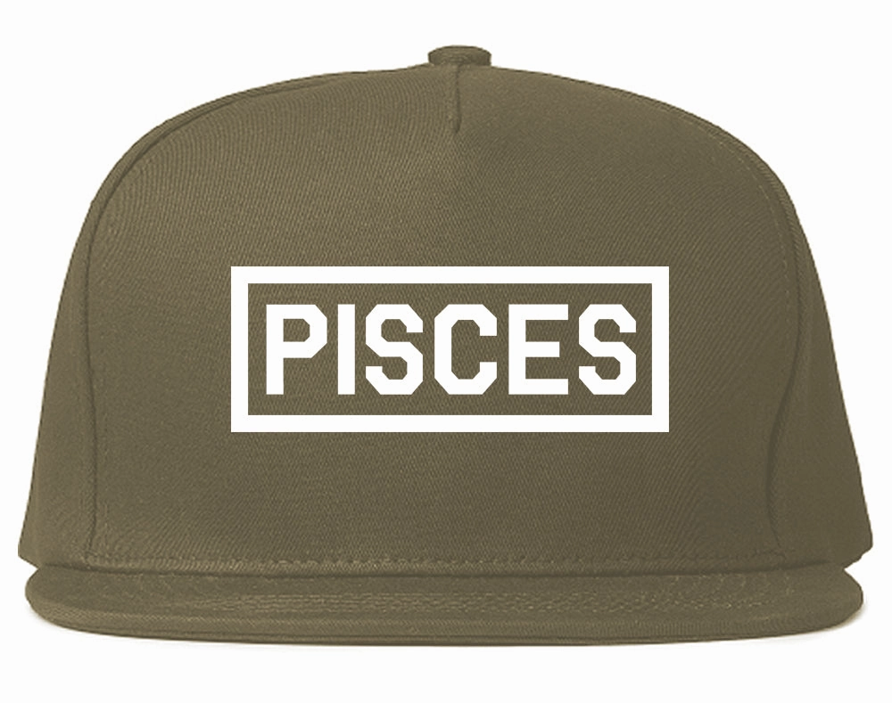 Pisces Horoscope Sign Mens Snapback Hat