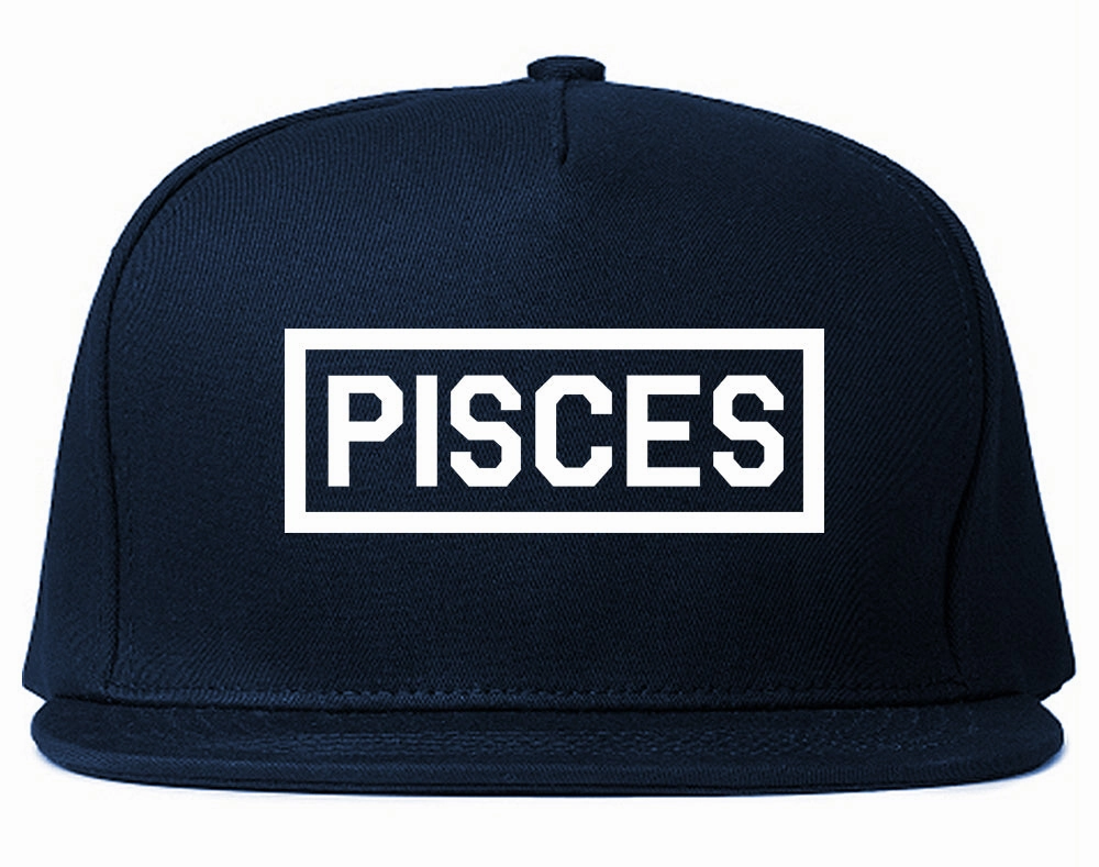 Pisces Horoscope Sign Mens Snapback Hat