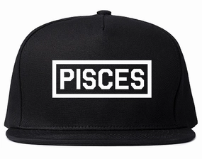 Pisces Horoscope Sign Mens Snapback Hat