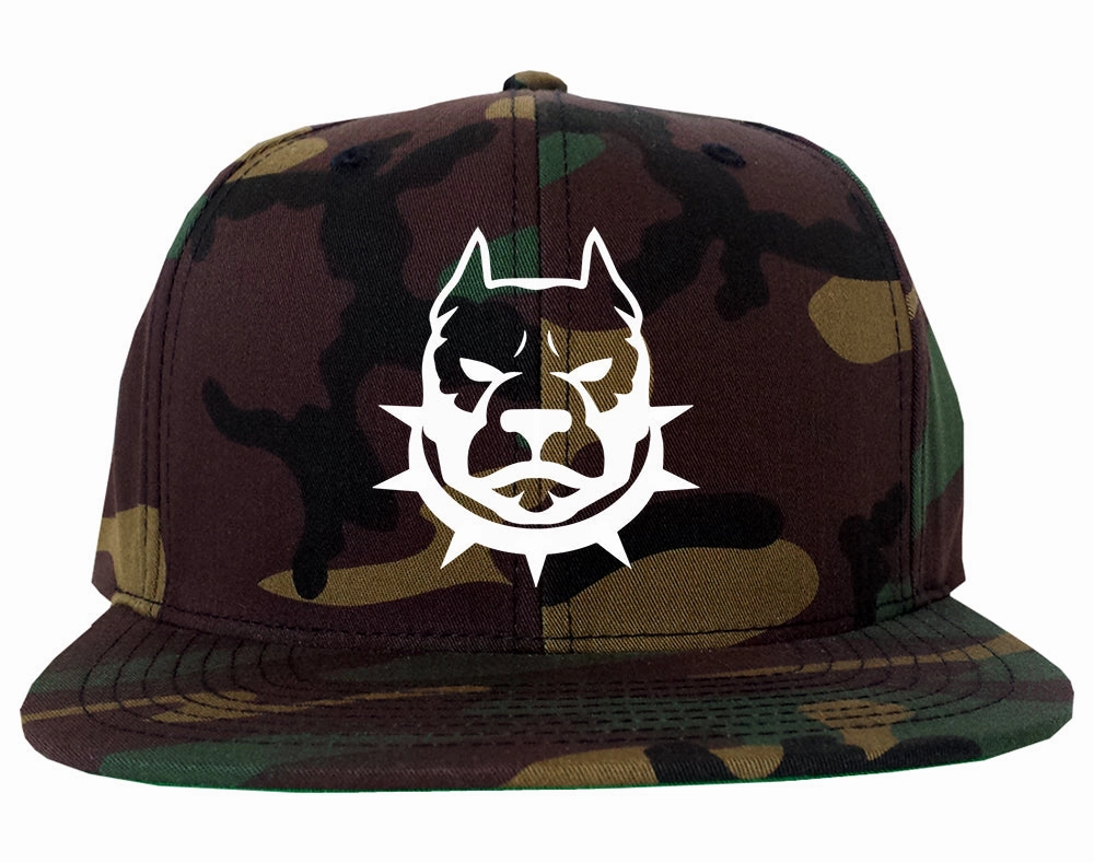 Pitbull Dad Mens Snapback Hat
