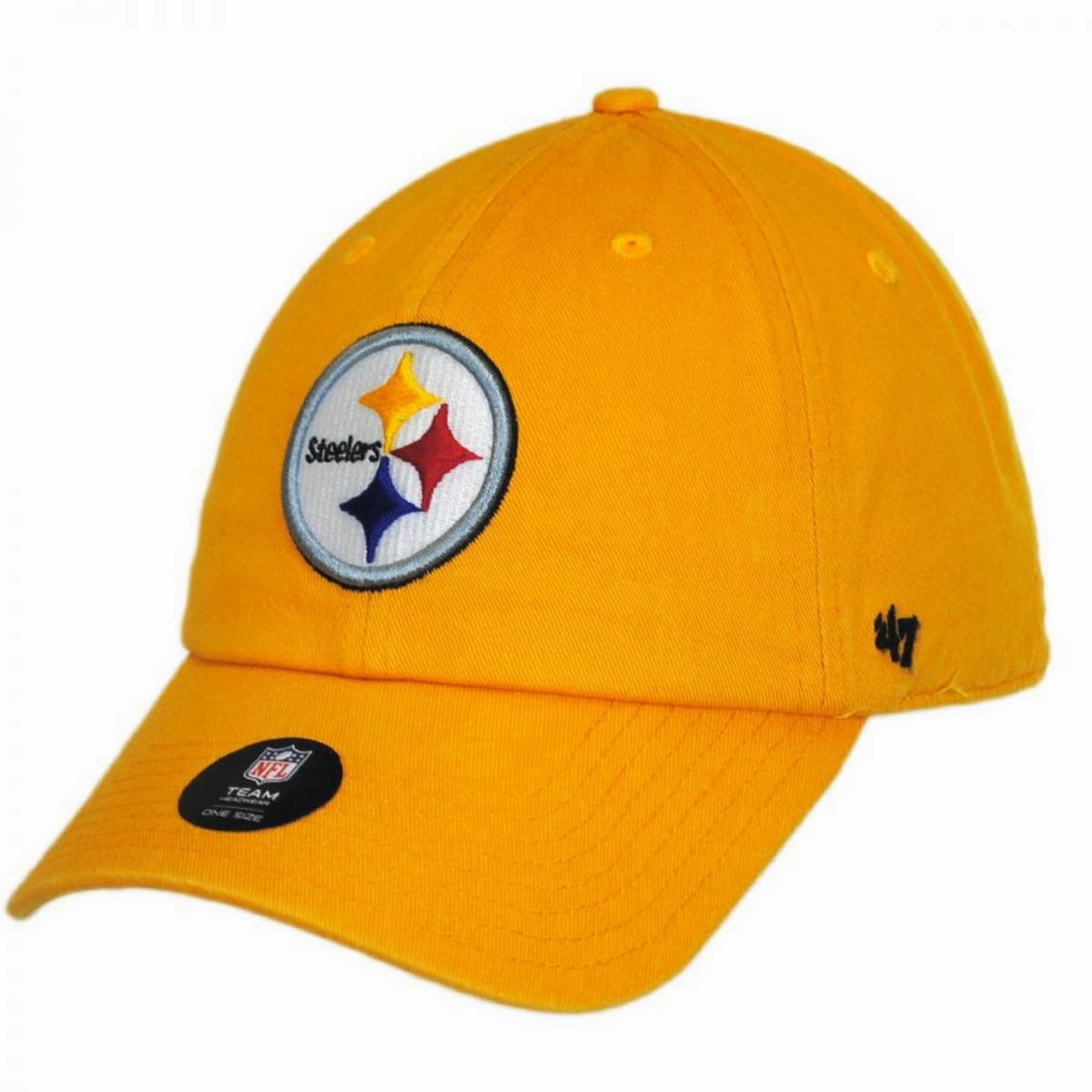 Pittsburgh Steelers NFL Clean Up Strapback Baseball Cap Dad Hat