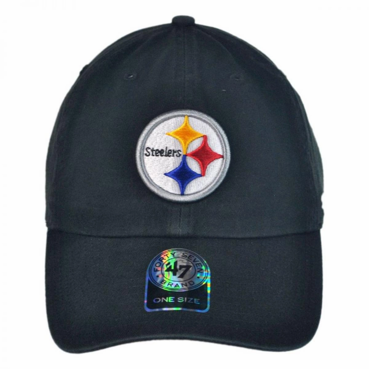 Pittsburgh Steelers NFL Clean Up Strapback Baseball Cap Dad Hat