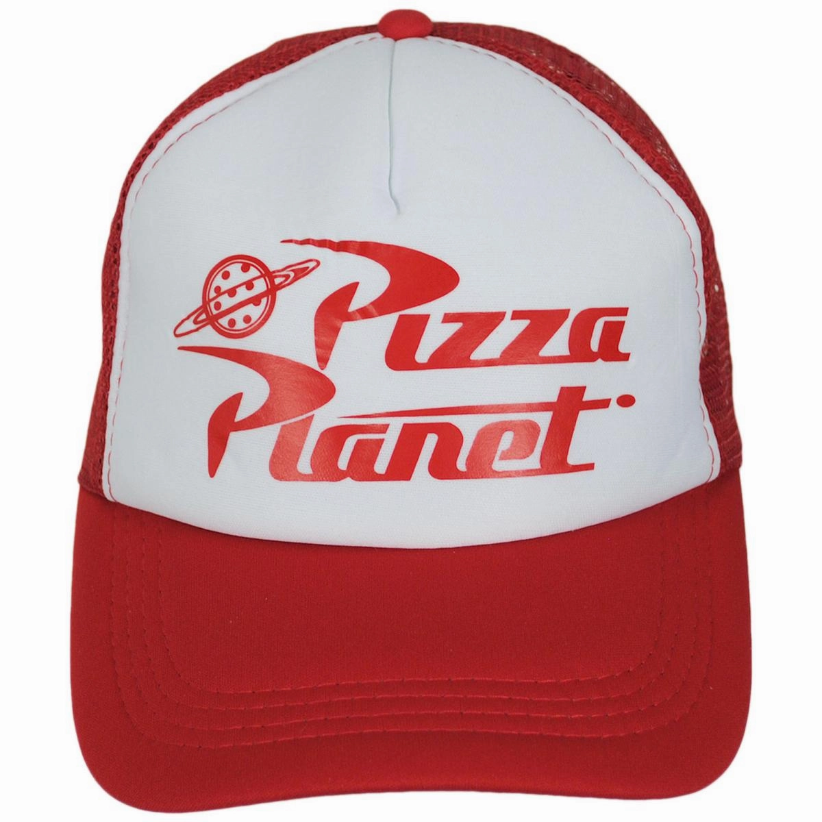 Pizza Planet Foam Mesh Trucker Snapback Baseball Cap & T-Shirt Kit