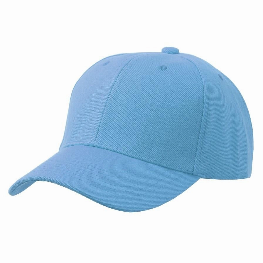Plain Baseball Cap with Velcro Strap - More Colors