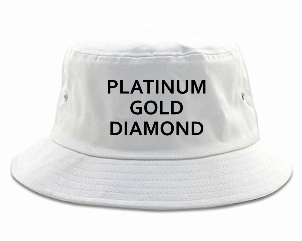 Platinum Gold Diamond Bucket Hat