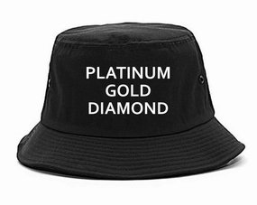 Platinum Gold Diamond Bucket Hat