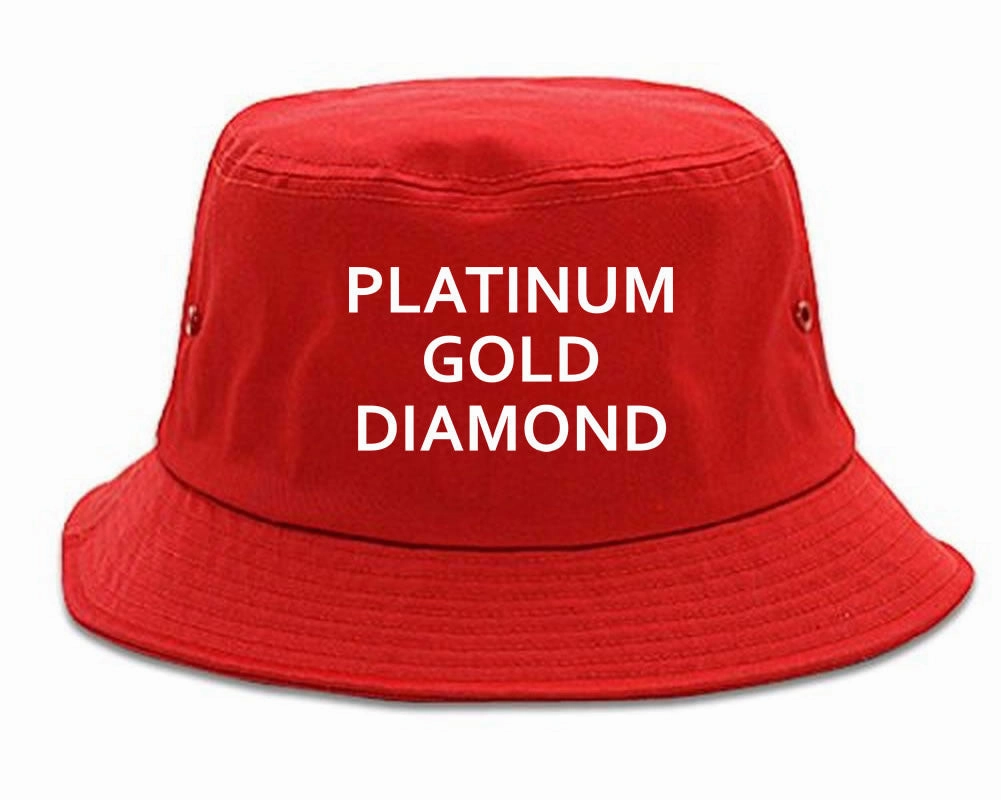Platinum Gold Diamond Bucket Hat