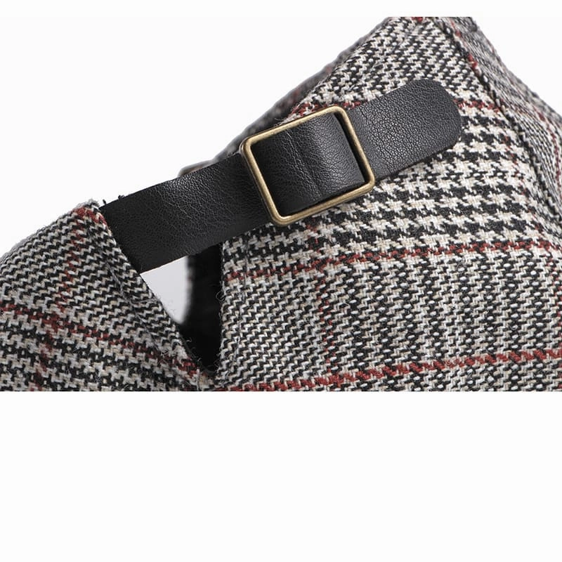 Plymouth Tartan Cotton Flat Cap