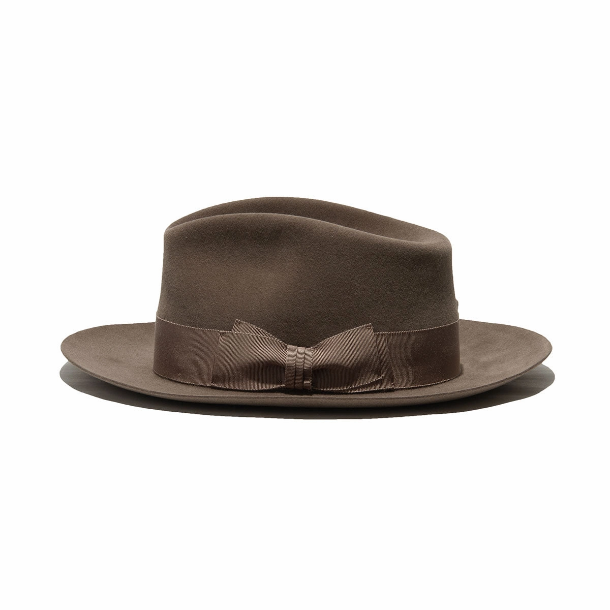 POLKAP RABBIT FUR FELT HAT - Beige