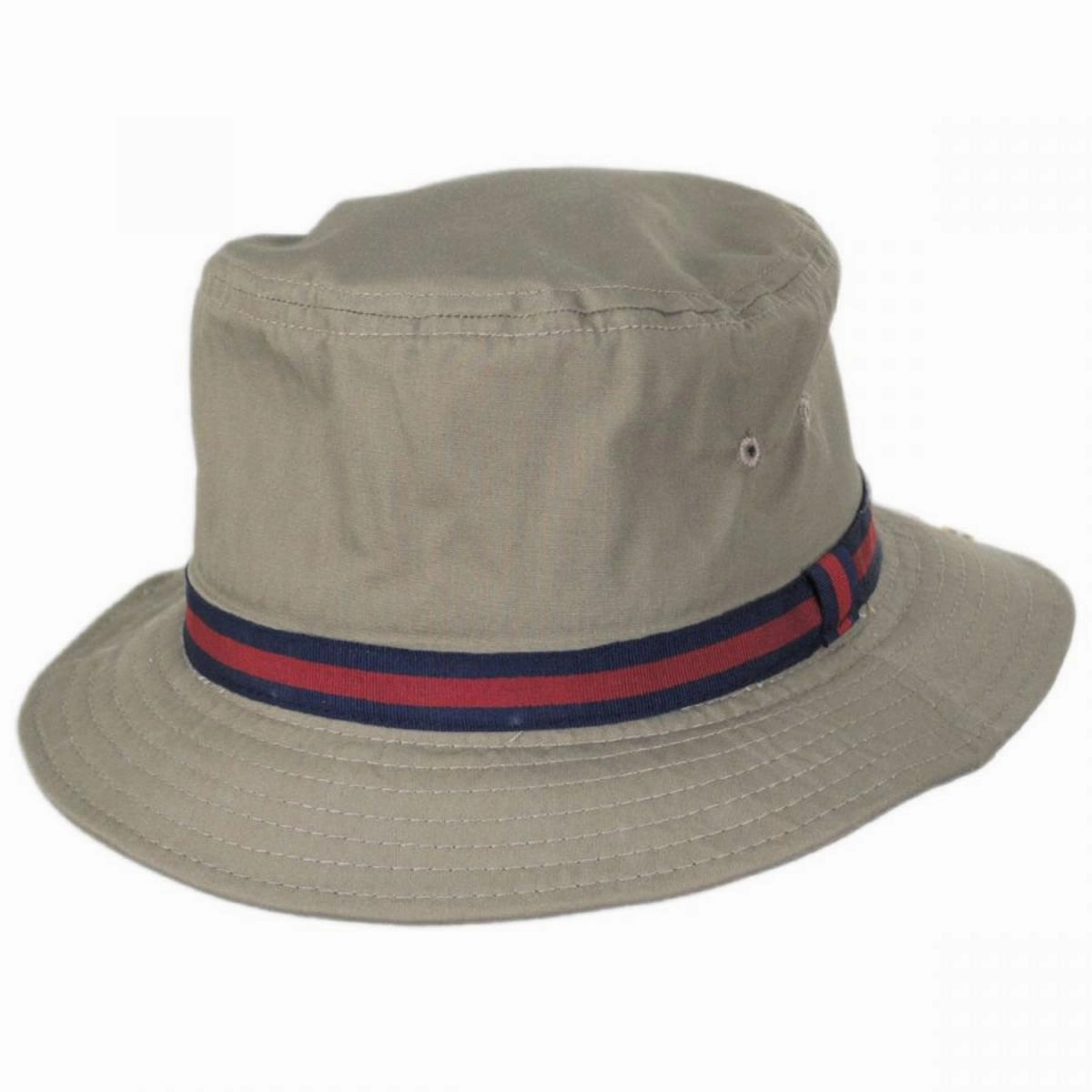 Poplin Cotton Blend Rain Bucket Hat