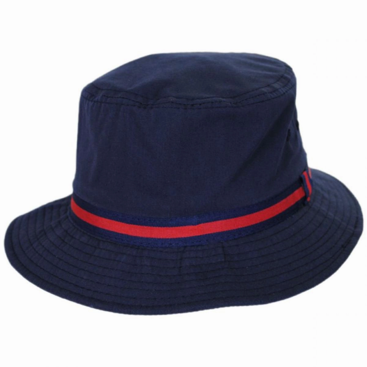 Poplin Cotton Blend Rain Bucket Hat