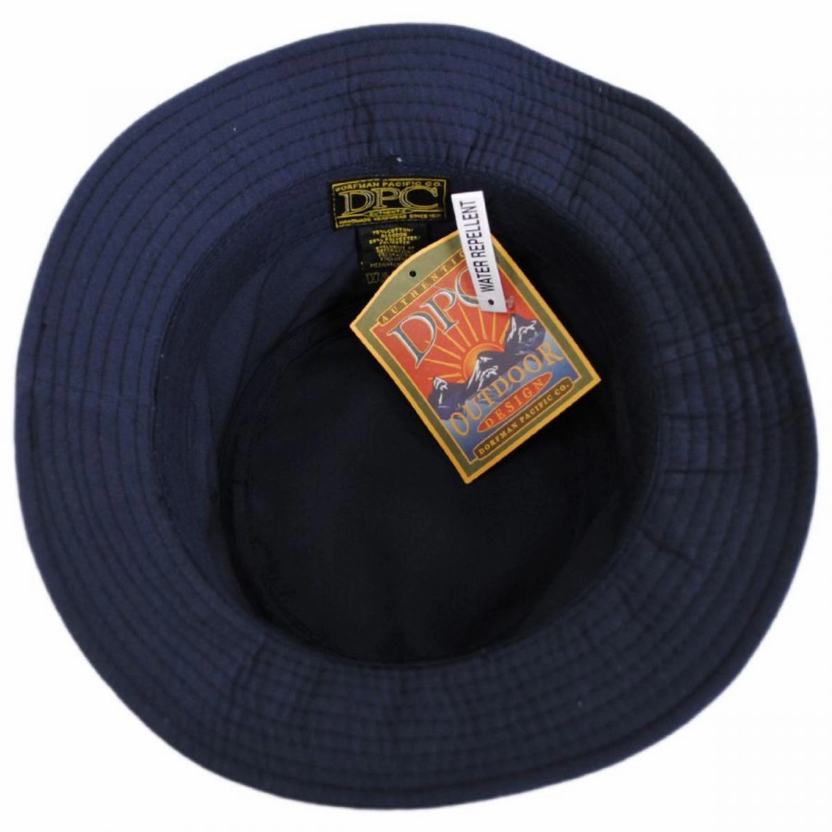 Poplin Cotton Blend Rain Bucket Hat