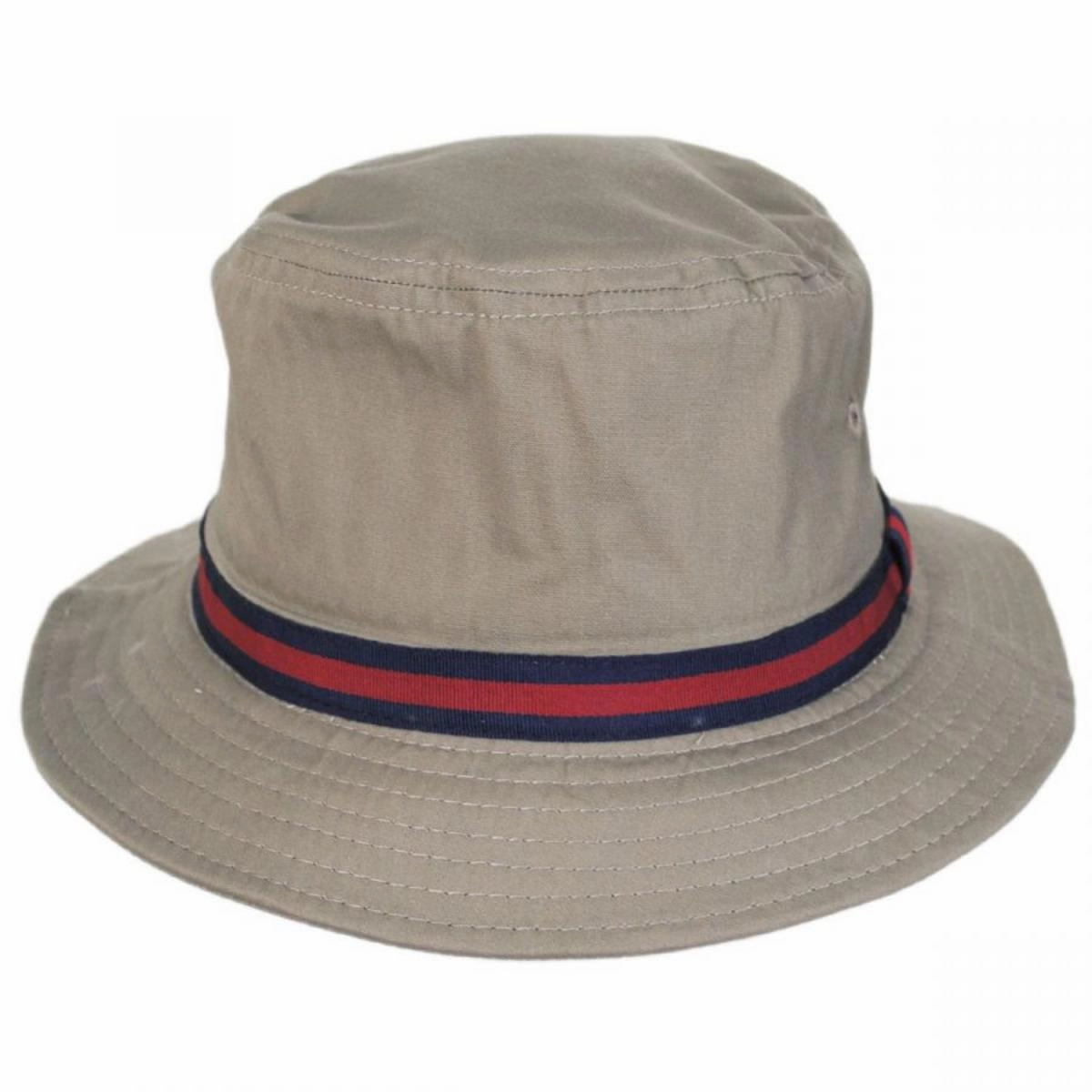 Poplin Cotton Blend Rain Bucket Hat