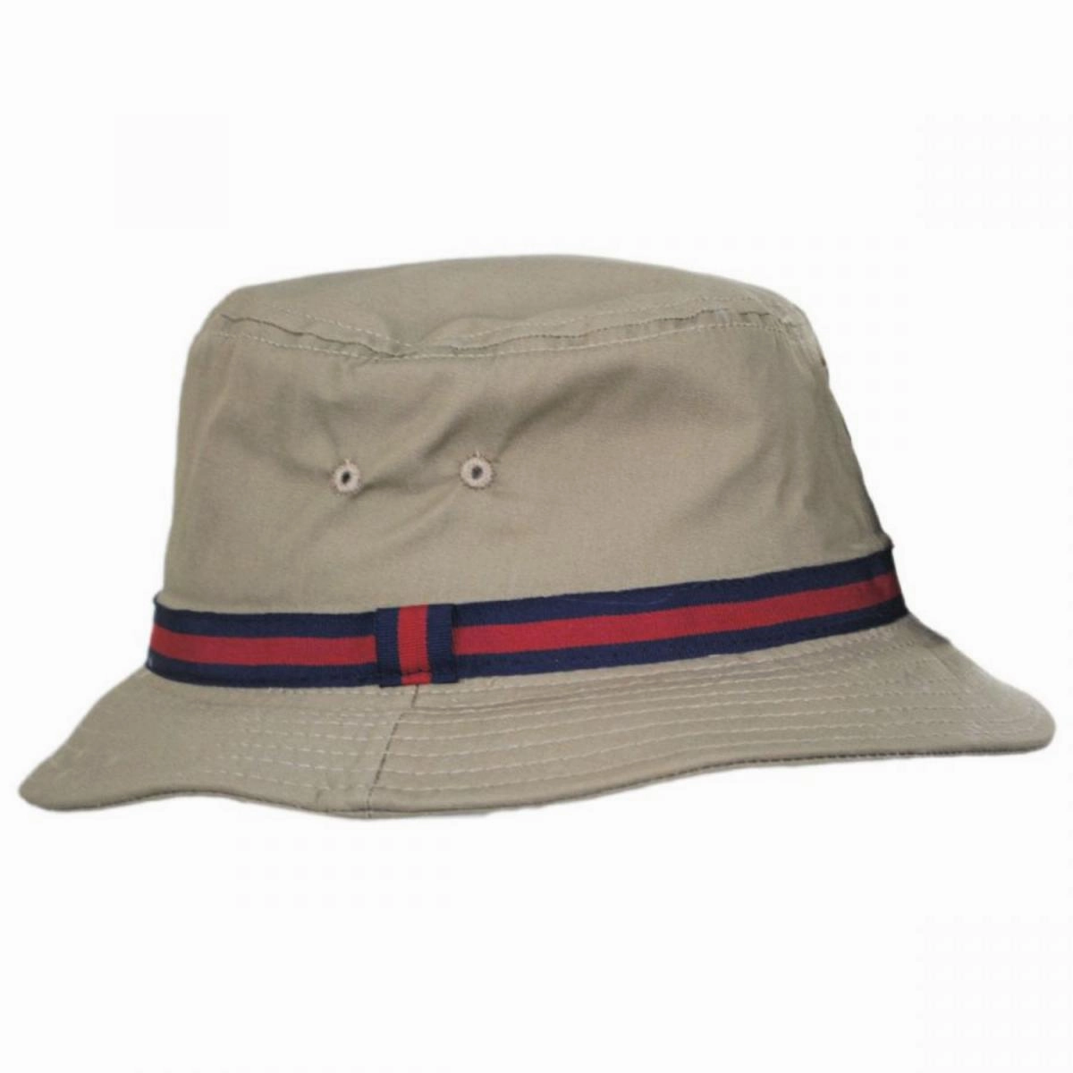 Poplin Cotton Blend Rain Bucket Hat