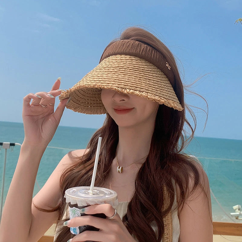 Popular Straw Visor Sun Hat