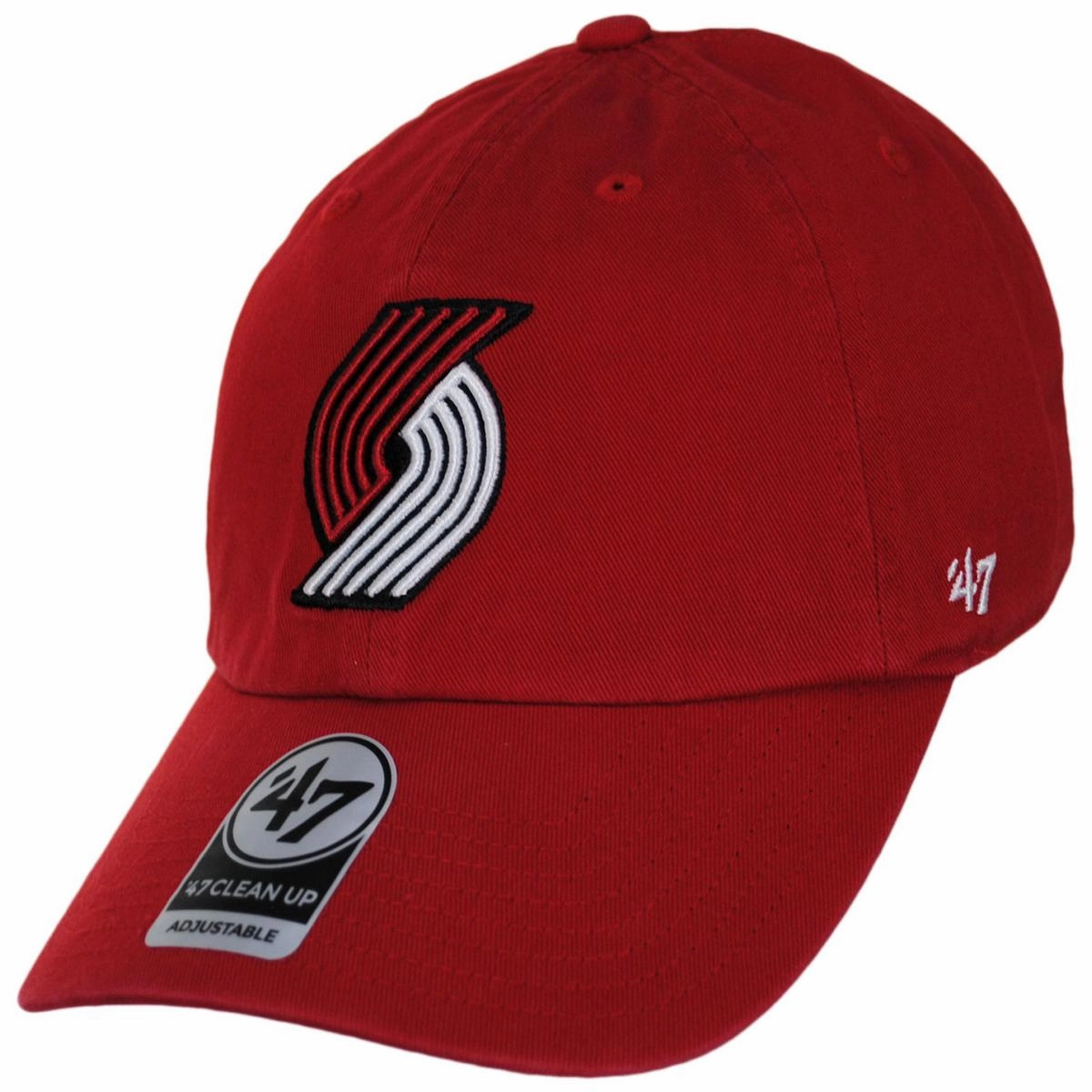 Portland Trail Blazers NBA Clean Up Strapback Baseball Cap Dad Hat