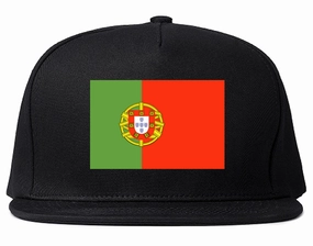 Portugal Flag Country Printed Snapback Hat Cap