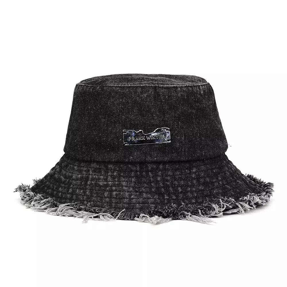 Prank Winter Denim Bucket Hat