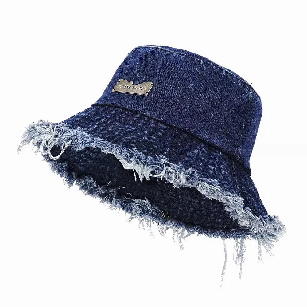 Prank Winter Denim Bucket Hat