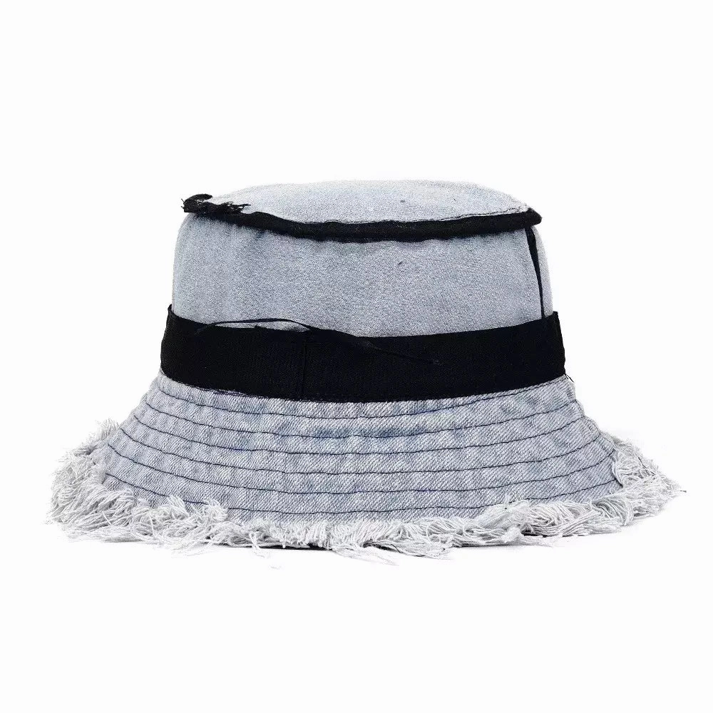 Prank Winter Denim Bucket Hat