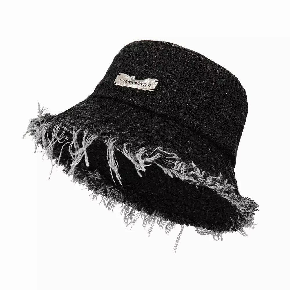Prank Winter Denim Bucket Hat