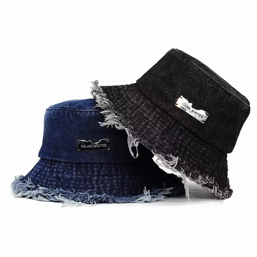 Prank Winter Denim Bucket Hat