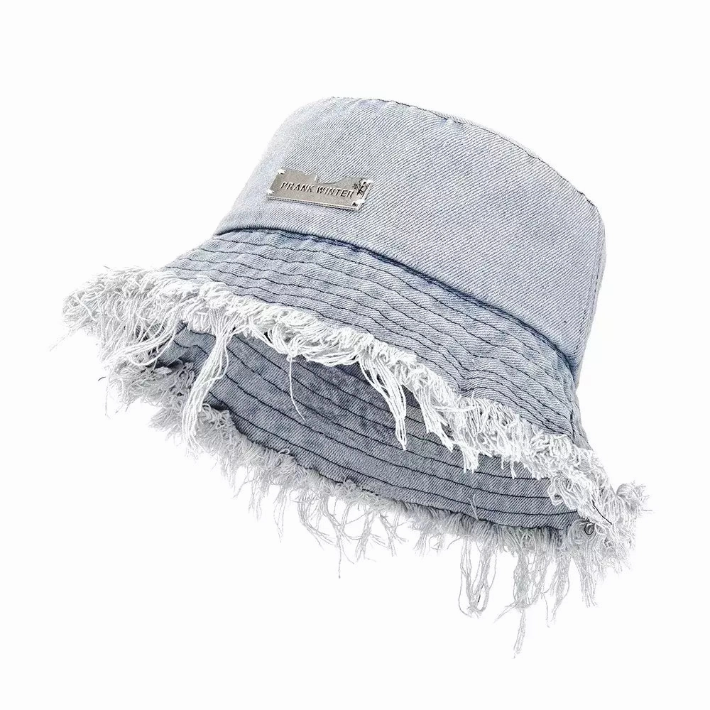 Prank Winter Denim Bucket Hat