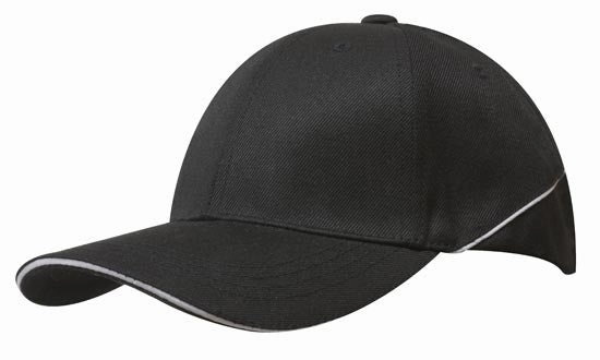 Premium American Twill Cap with Sandwich - Custom Embroidered