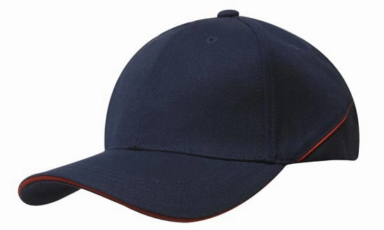 Premium American Twill Cap with Sandwich - Custom Embroidered