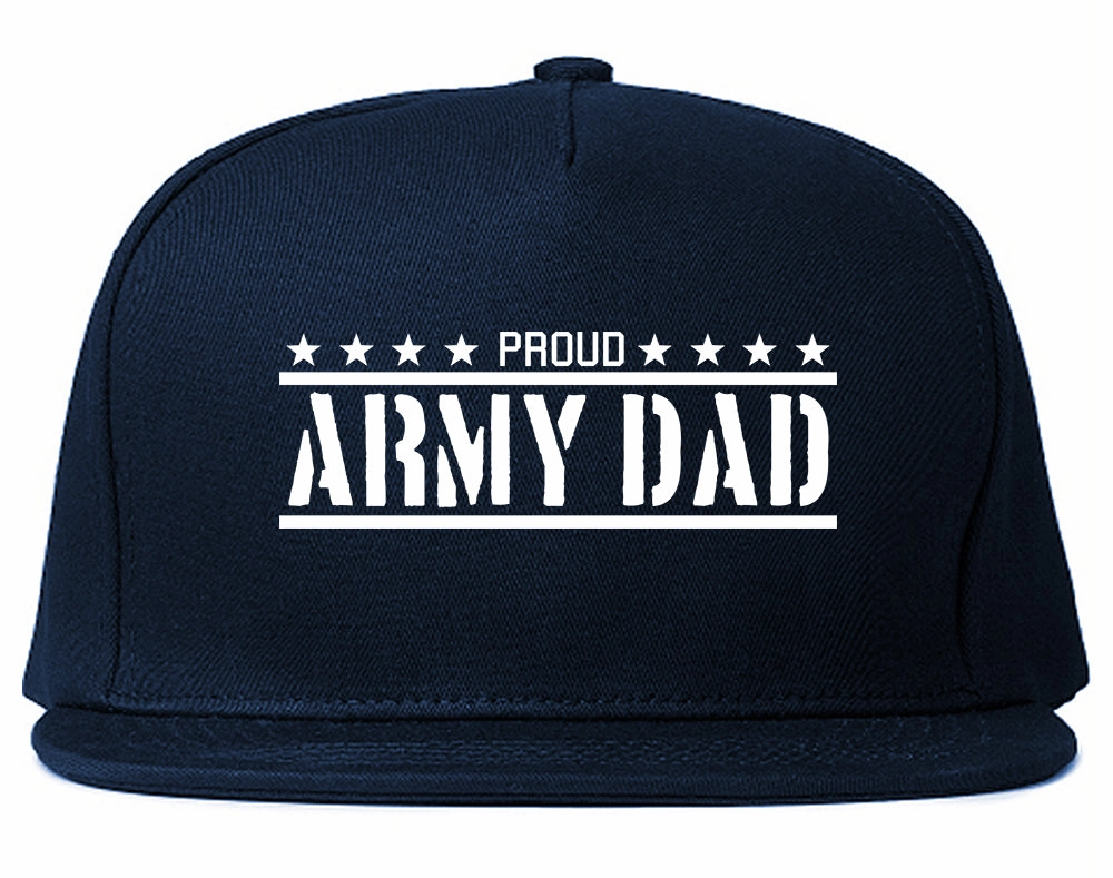 Proud Army Dad Military Mens Snapback Hat