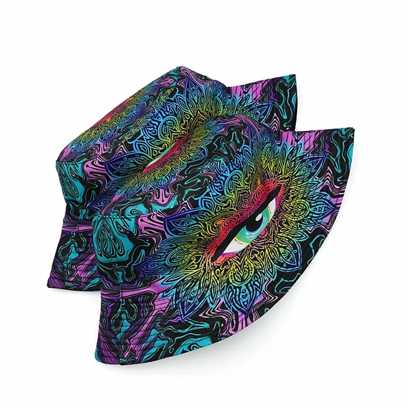 Psilocibe Eye Reversible Bucket Hat