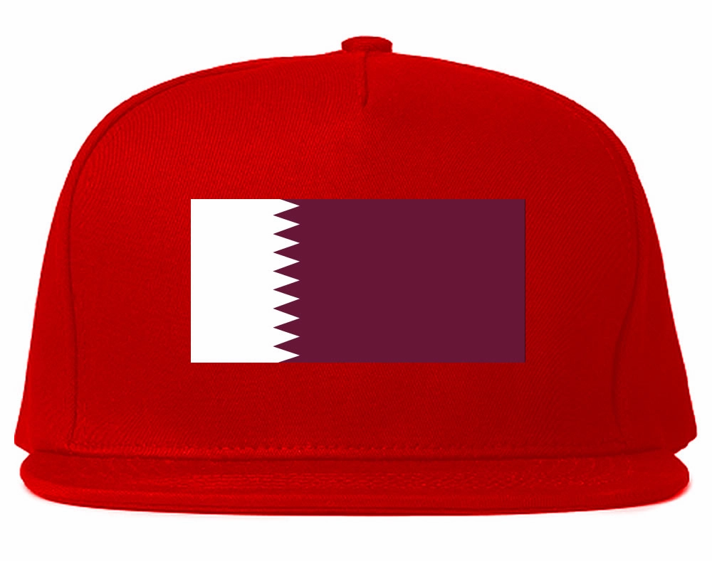 Qatar Flag Country Printed Snapback Hat Cap