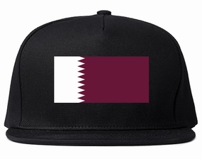 Qatar Flag Country Printed Snapback Hat Cap