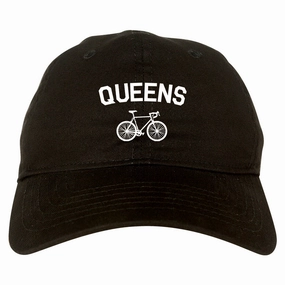 Queens New York Vintage Bike Cycling Mens Dad Hat