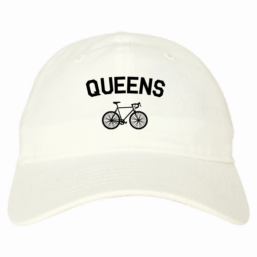 Queens New York Vintage Bike Cycling Mens Dad Hat