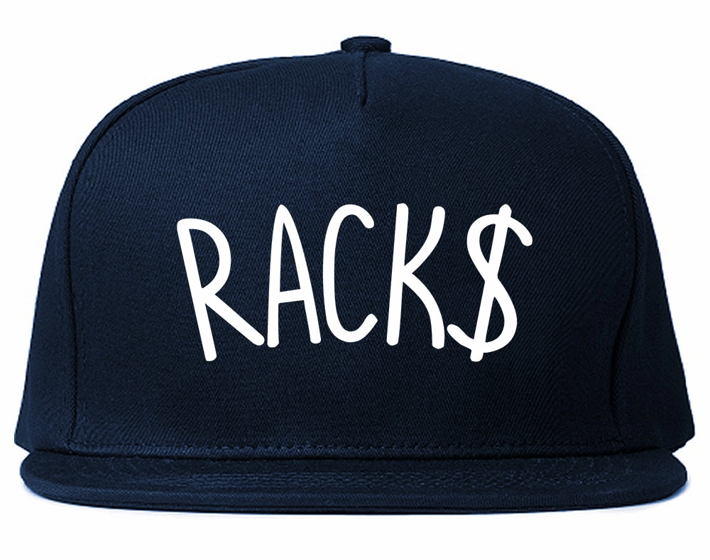 Racks Money Sign Mens Snapback Hat