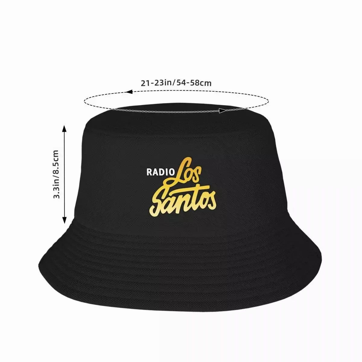 Radio Los Santos Black Bucket Hat