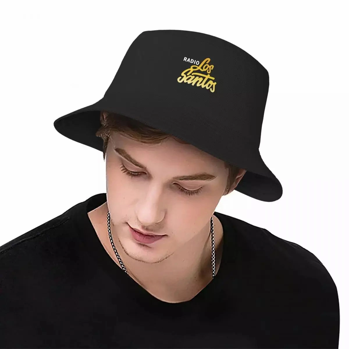 Radio Los Santos Black Bucket Hat