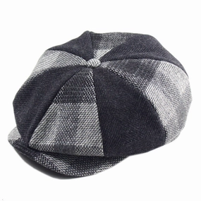 Ragdale Tartan Wool Newsboy Cap