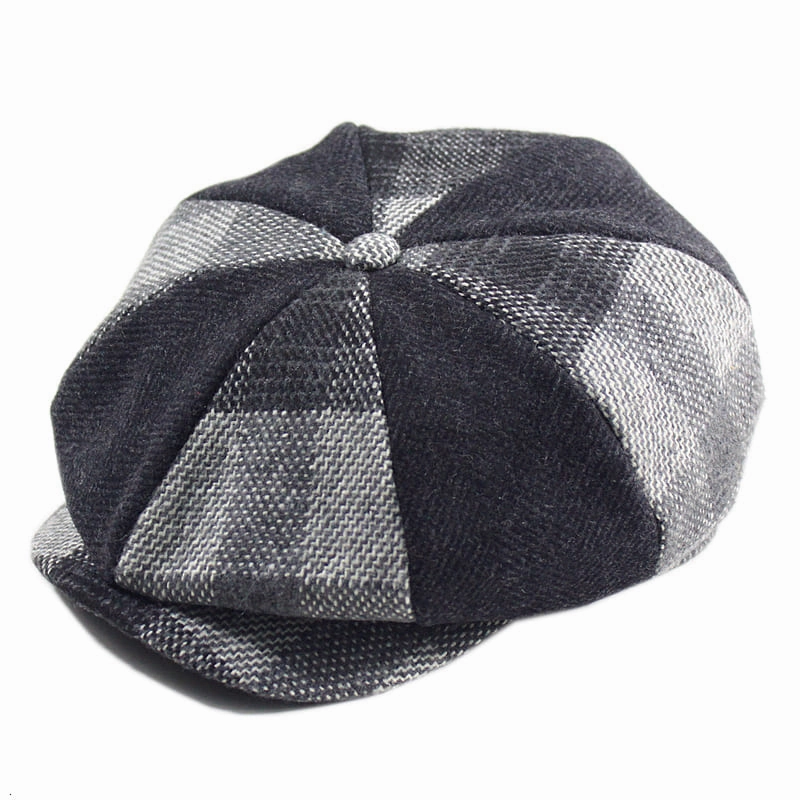 Ragdale Tartan Wool Newsboy Cap