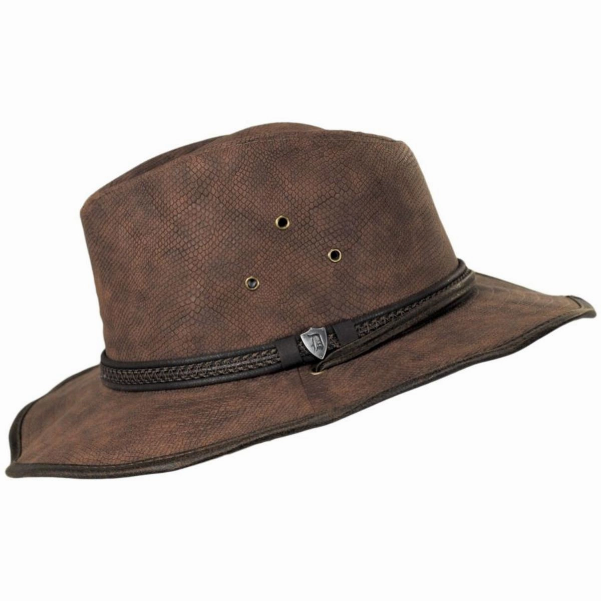 Rattler Vegan Leather Outback Hat