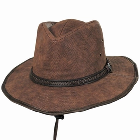 Rattler Vegan Leather Outback Hat