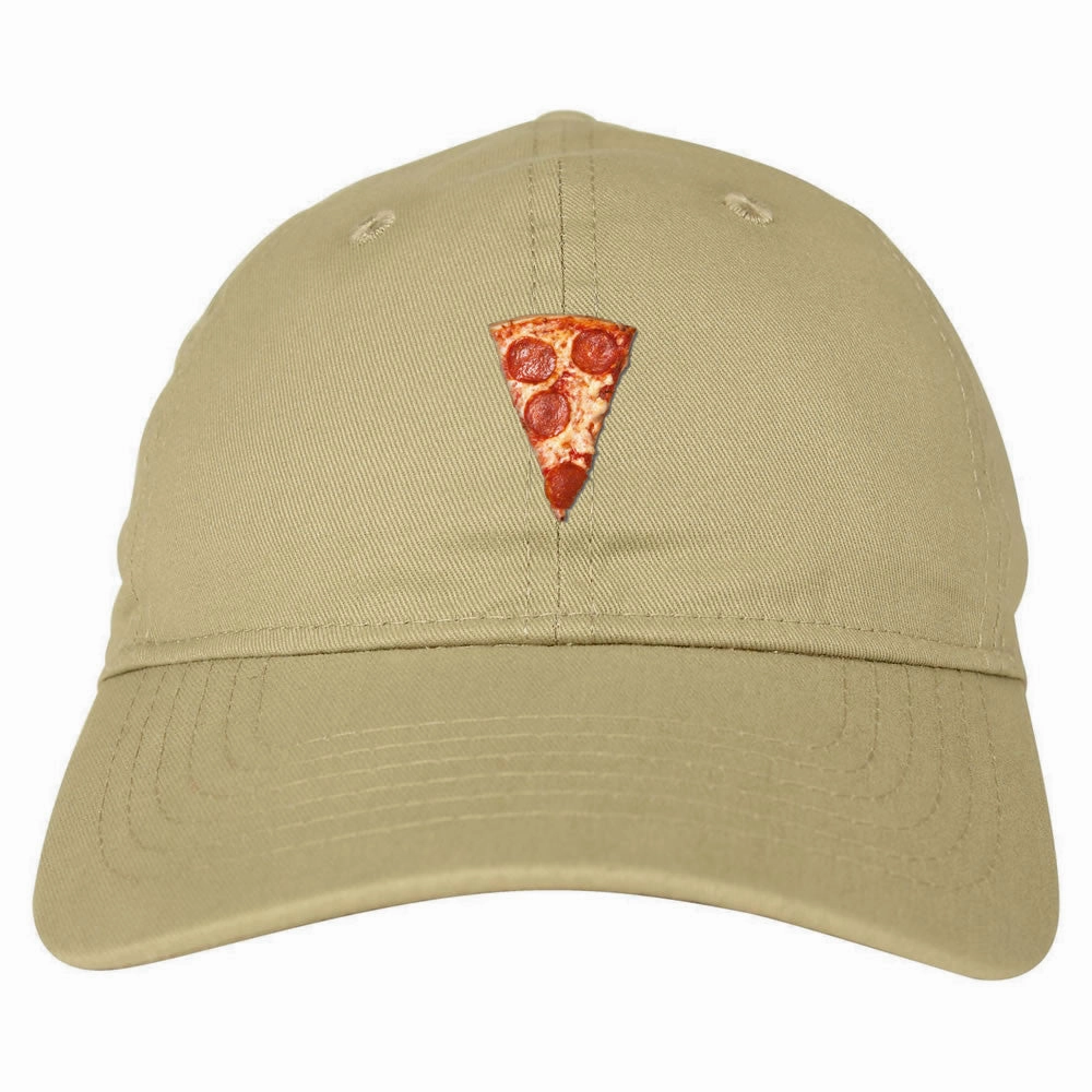 Real Pizza with Pepperoni Meme Dad Hat Cap