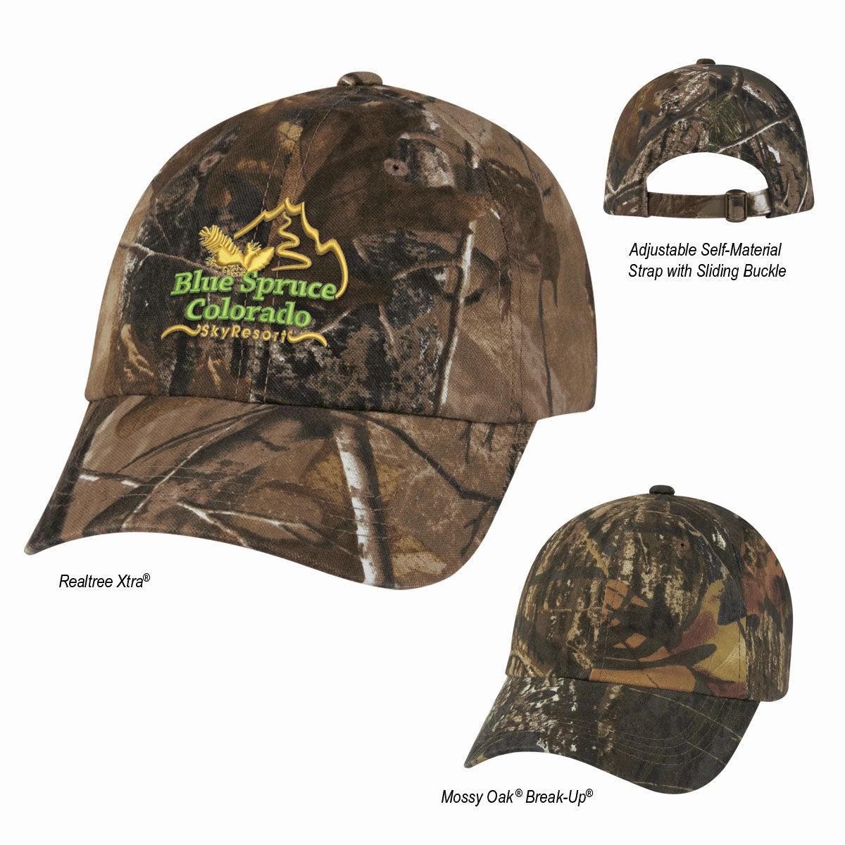 Realtree? And Mossy Oak? Hunter's Hideaway Camouflage Cap