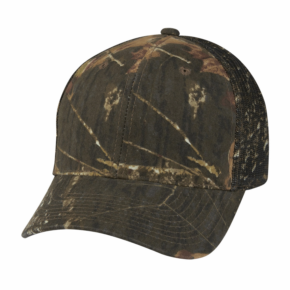 Realtree? And Mossy Oak? Hunter's Retreat Mesh Back Camouflage Cap