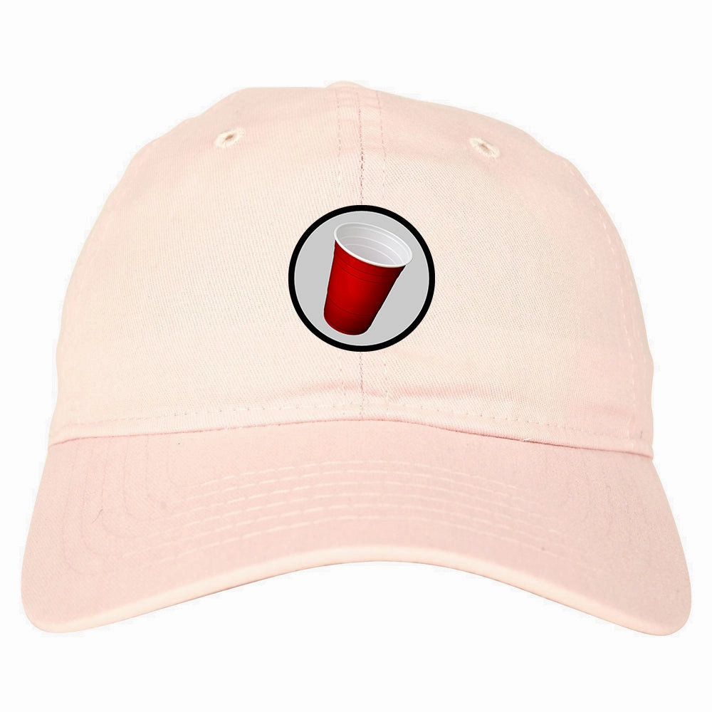 Red Party Cup Chest Mens Dad Hat Baseball Cap