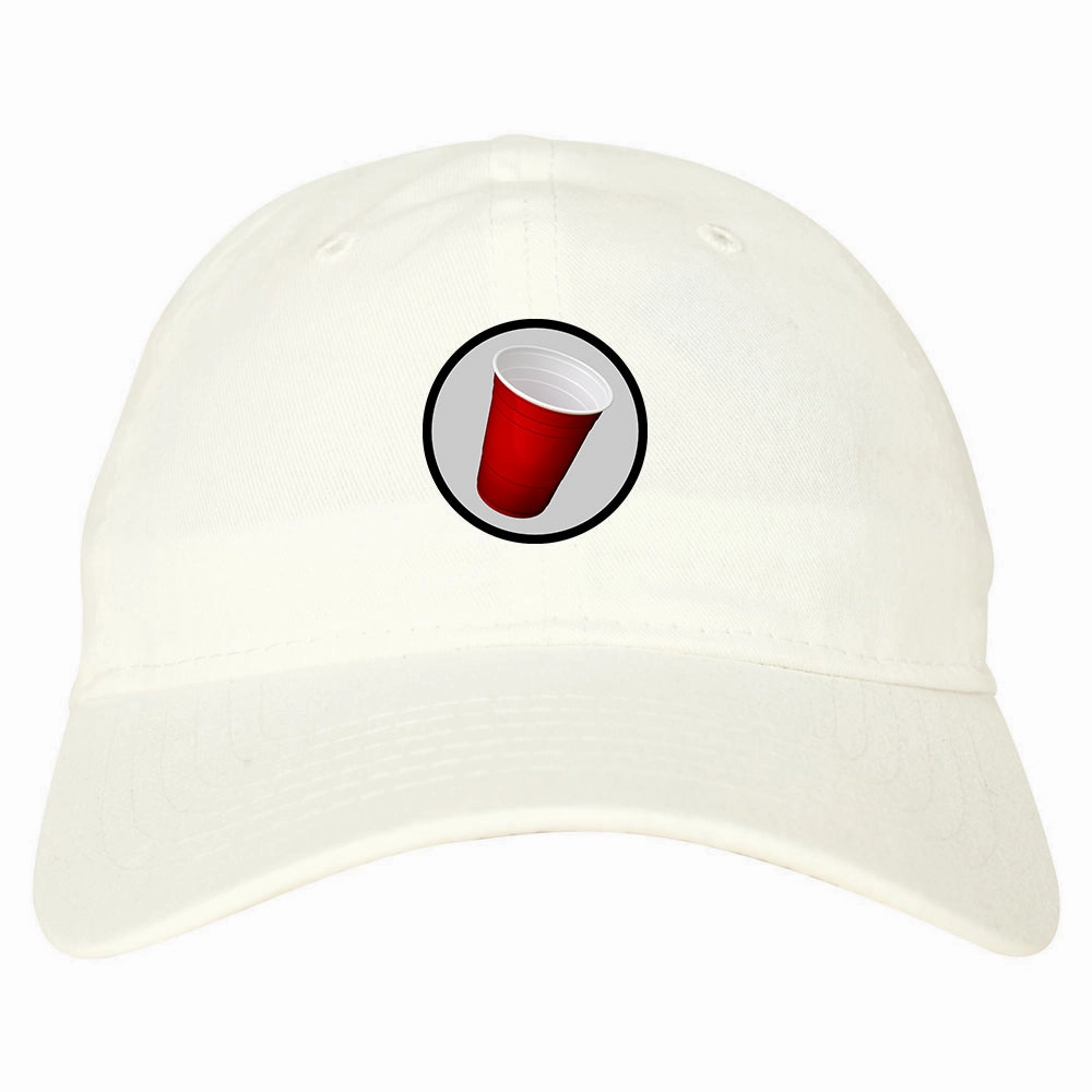 Red Party Cup Chest Mens Dad Hat Baseball Cap